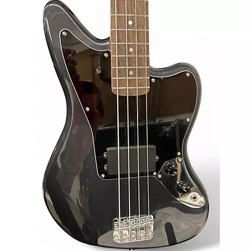 Used Squier Affinity Jaguar Bass Charcoal Electric Bass Guitar Charcoal