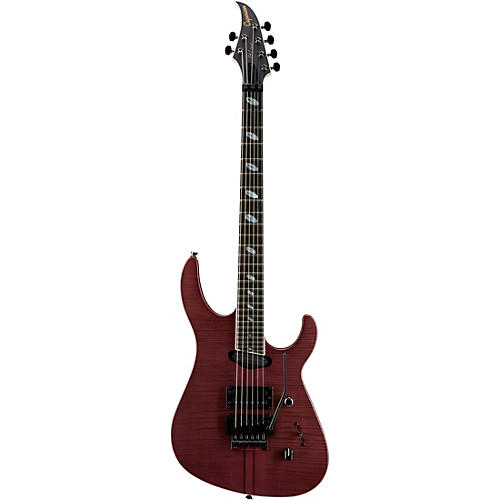 Caparison Guitars TAT Special FM Electric Guitar Transparent Black Berry