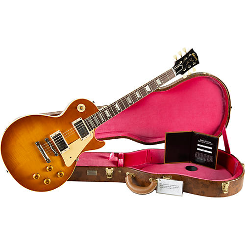 Gibson Custom 1959 Les Paul Standard Reissue VOS Electric Guitar Washed Cherry Sunburst