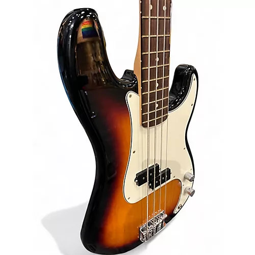 Used Fender Player Precision Bass Tobacco Sunburst Electric Bass Guitar Tobacco Sunburst