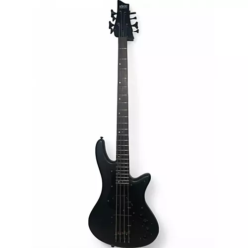 Used Schecter Guitar Research stiletto 4 Black Electric Bass Guitar Black