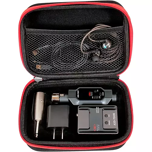 Galaxy Audio ASD-700-4 Digital 15 Channel UHF Plug & Play Wireless In-Ear Monitor Band Pack System with EB5 Earbuds Frequency CODE B5 550-569 MHz