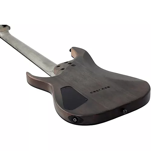 Schecter Guitar Research Omen Elite 7-String Electric Guitar See-Thru Blue Burst