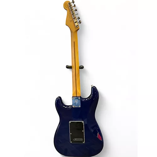 Used Fender Player Stratocaster HSS Blue Burst Solid Body Electric Guitar Blue Burst