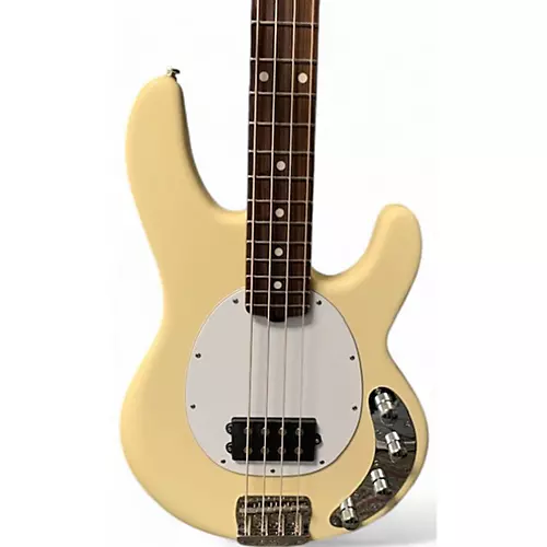 Used Ernie Ball Music Man StingRay Special H Cream Electric Bass Guitar Cream