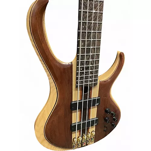 Used Ibanez BTB1835 Premium Natural Shadow Electric Bass Guitar Natural Shadow