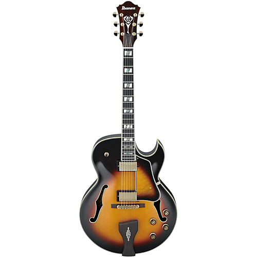 Ibanez LGB30 George Benson Signature Hollowbody Electric Guitar Vintage Yellow Sunburst