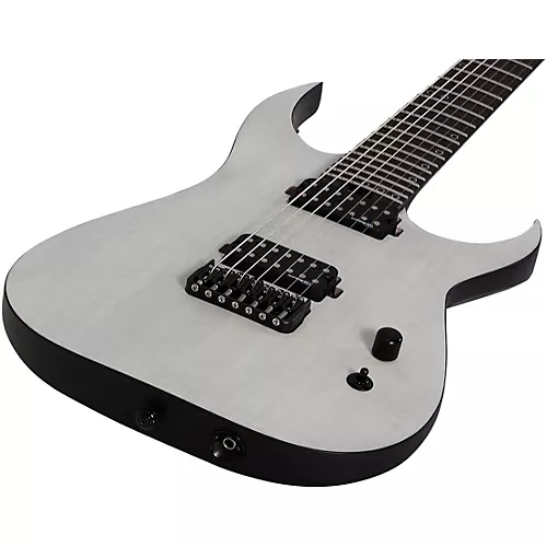 Schecter Guitar Research KM-7 MK-III Legacy 7-String Electric Guitar Transparent White Satin