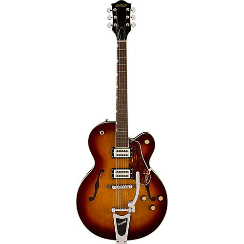 Gretsch Guitars G2420T Streamliner Hollow Body With Bigsby Electric Guitar Robusto Burst