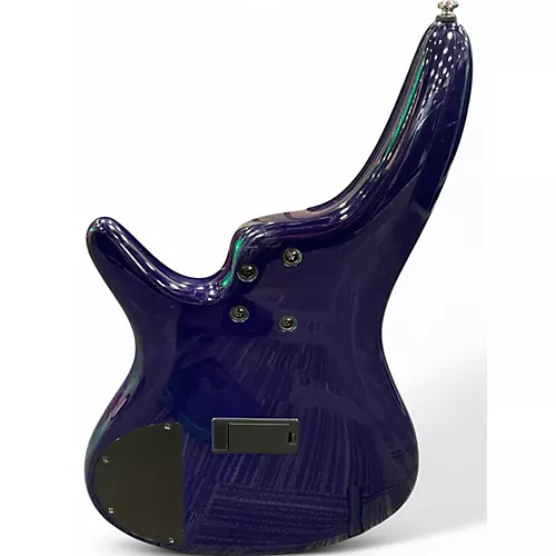 Used Ibanez SR370EF Blue Electric Bass Guitar Blue
