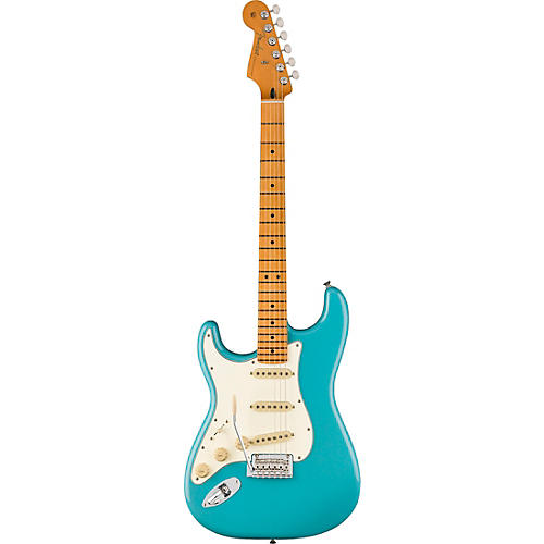Fender Player II Stratocaster Left-Handed Maple Fingerboard Electric Guitar Aquatone Blue