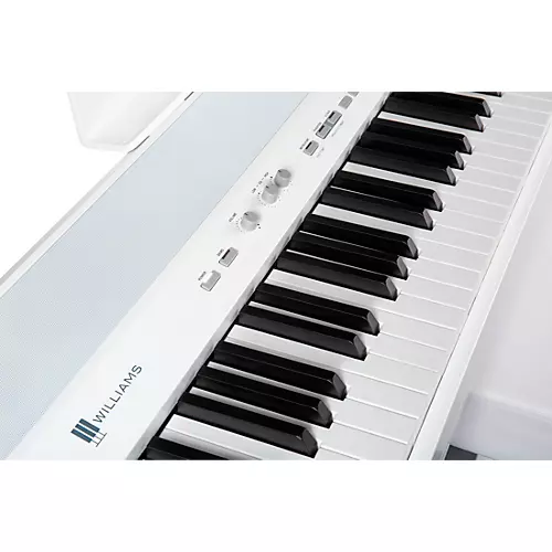 Williams Allegro IV In-Home Pack Digital Piano With Stand, Bench & Piano-Style Pedal White