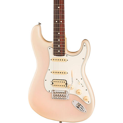 Fender Player II Stratocaster HSS Chambered Ash Body Rosewood Fingerboard Electric Guitar White Blonde