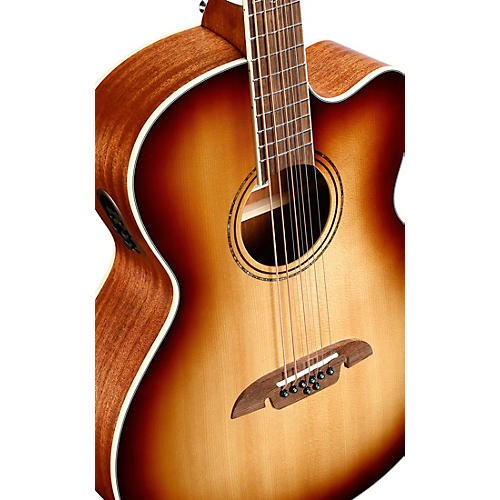 Alvarez ABT60CE 8-String Baritone Acoustic-Electric Guitar Black