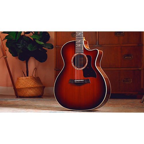 Taylor 414ce 50th Anniversary Special-Edition Sinker Redwood Grand Auditorium Acoustic-Electric Guitar Shaded Edge Burst