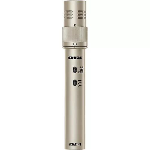 Shure KSM141 Dual Pattern Condenser Mic Champagne