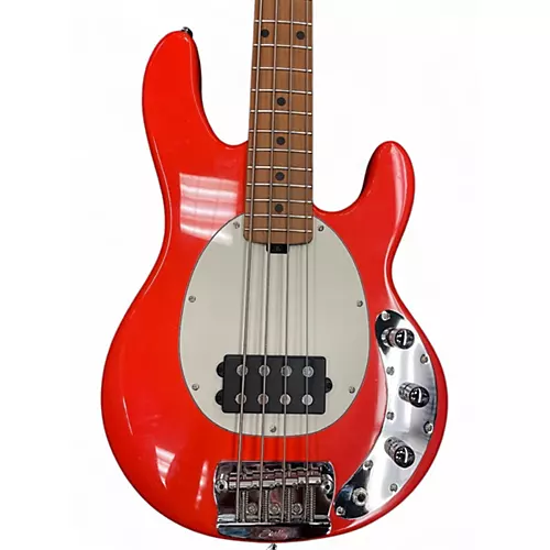 Used Sterling by Music Man RAYSS4 Fiesta Red Electric Bass Guitar Fiesta Red