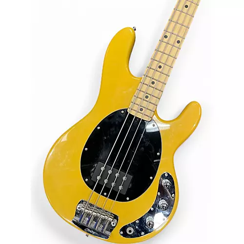 Used Sterling by Music Man Sting Ray 24 Butterscotch Electric Bass Guitar Butterscotch