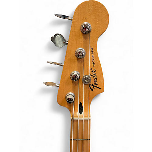 Used 2017 Fender FSR Standard Precision Bass Ocean Turquoise Electric Bass Guitar Ocean Turquoise