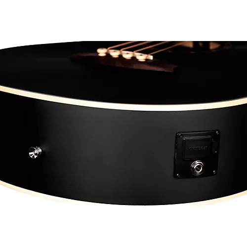 Ortega D7CE 4-String Acoustic Electric Cutaway Bass Guitar Natural