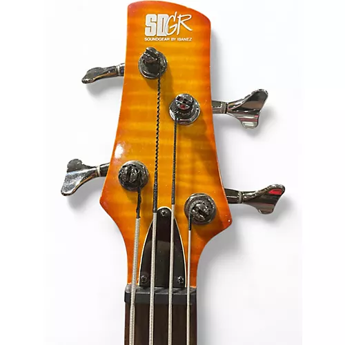 Used Ibanez SRX500 Honey Burst Electric Bass Guitar Honey Burst