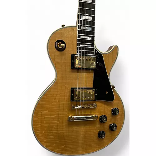 Used Gibson 1968 Les Paul Custom Reissue Aged M2m Natural Solid Body Electric Guitar Natural