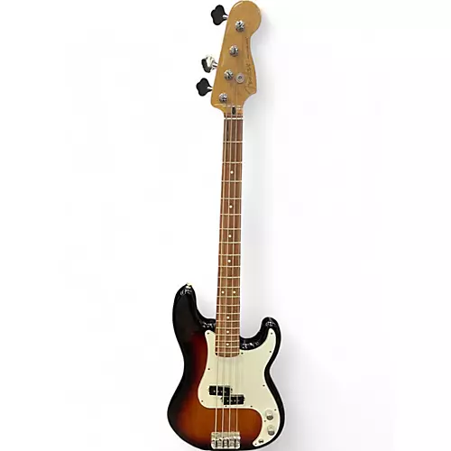 Used Fender Player Precision Bass 2 Color Sunburst Electric Bass Guitar 2 Color Sunburst