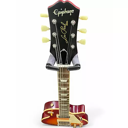 Used 2021 Epiphone limited edition 1959 les paul Cherry Sunburst Solid Body Electric Guitar Cherry Sunburst