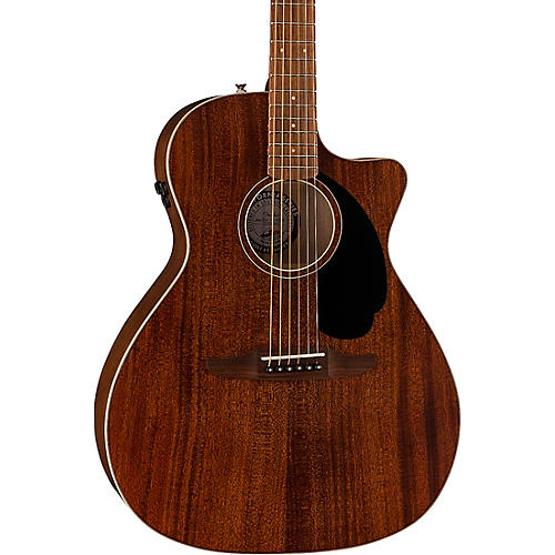 Fender California Newporter Special All-Mahogany Acoustic-Electric Guitar Honey Burst