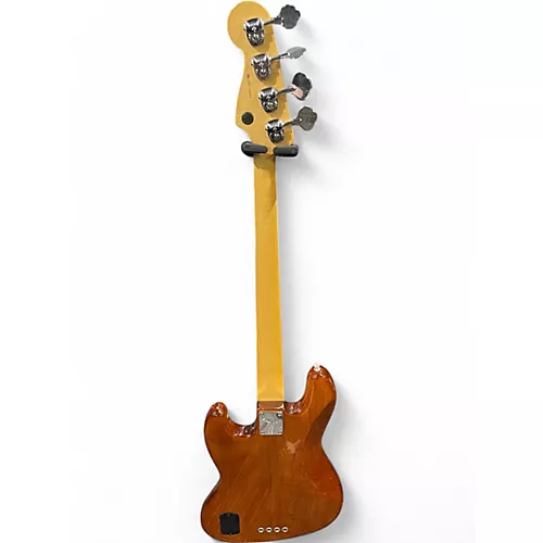 Used 2013 Fender American Select Jazz Bass Honey Burst Electric Bass Guitar Honey Burst