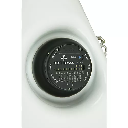 e-Sax Practice Mute System for Alto Saxophone II White