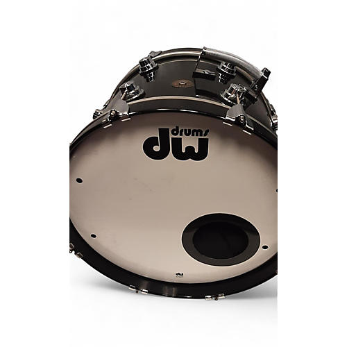 Used DW 5 piece Jazz Series Shell Pack Black Drum Kit Black