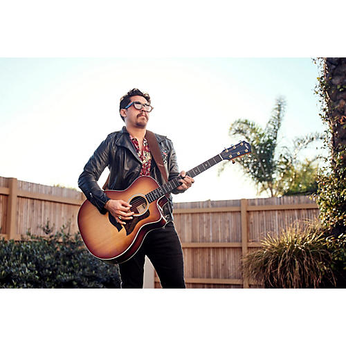 Taylor 214ce DLX Sunset Blvd Grand Auditorium Acoustic-Electric Guitar Sunset Edgeburst