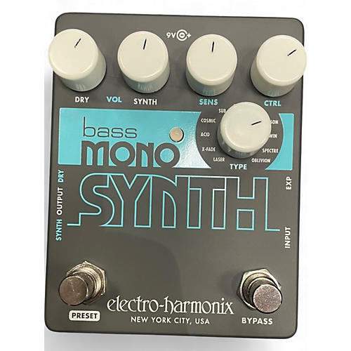 Used Electro-Harmonix Bass Mono Synth Bass Bass Effect Pedal