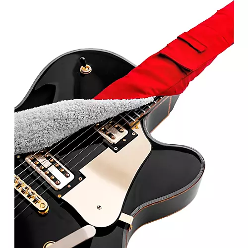 String Sling Guitar Strap With Strap Locks and Pick Pack Red
