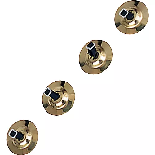 Rhythm Band Brass Cymbals With Knobs 7 in. Pair With Handles