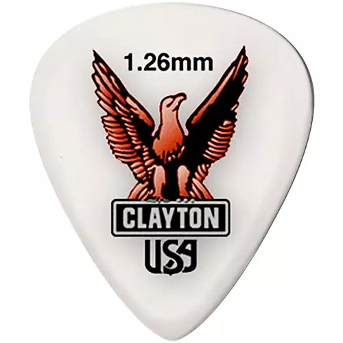 Clayton Acetal Standard Guitar Picks .63 mm 1 Dozen