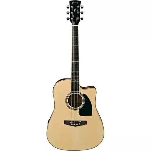 Ibanez PF15ECENT Performance Dreadnought Acoustic-Electric Guitar Natural