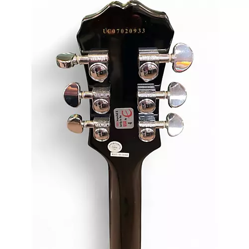 Used Epiphone Les Paul Standard Black Solid Body Electric Guitar Black