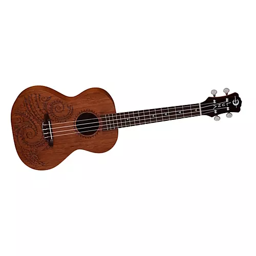 Luna Tattoo Tenor Ukulele Natural Tenor