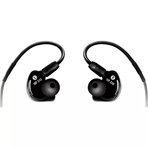 Mackie MP-240 Dual Hybrid Driver Professional In-Ear Monitors Black