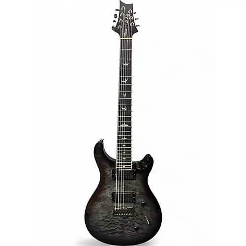 Used PRS SE Mark Holcomb svn Trans Black Solid Body Electric Guitar Trans Black