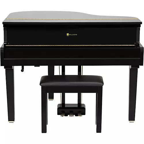 Williams Symphony Concert Digital Grand With Touchscreen and Bench Ebony 88 Key