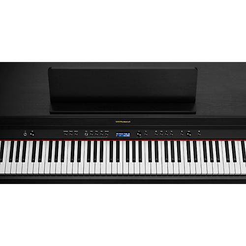 Roland HP702 Digital Upright Piano With Bench Charcoal Black