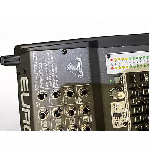 Used Behringer EUROPOWER PMP3000 Powered Mixer