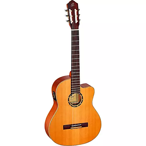 Ortega Family Series Pro RCE131 Acoustic-Electric Classical Guitar Satin Natural