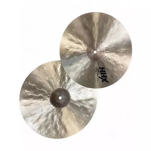 Used SABIAN 14in HHX COMPLEX MEDIUM HIHAT PAIR Cymbal 33
