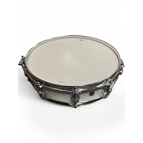 Used DW 14X3 Pi Collectors Series Piccolo Snare White Ice Drum White Ice 206