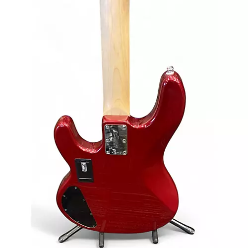 Used Sterling by Music Man sub string 5 bass maroon Electric Bass Guitar maroon