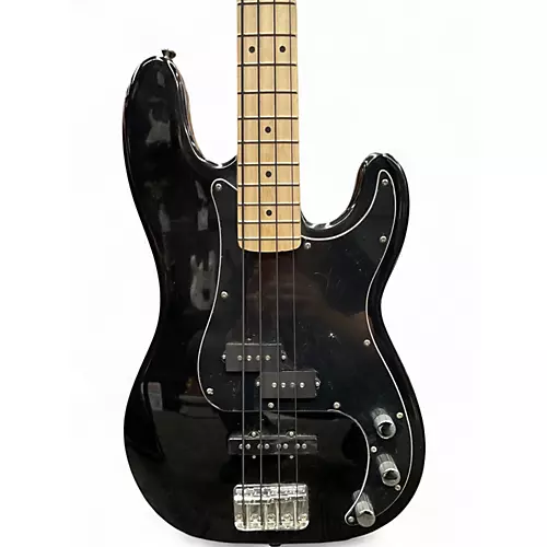Used Squier Affinity Precision Bass Black Electric Bass Guitar Black